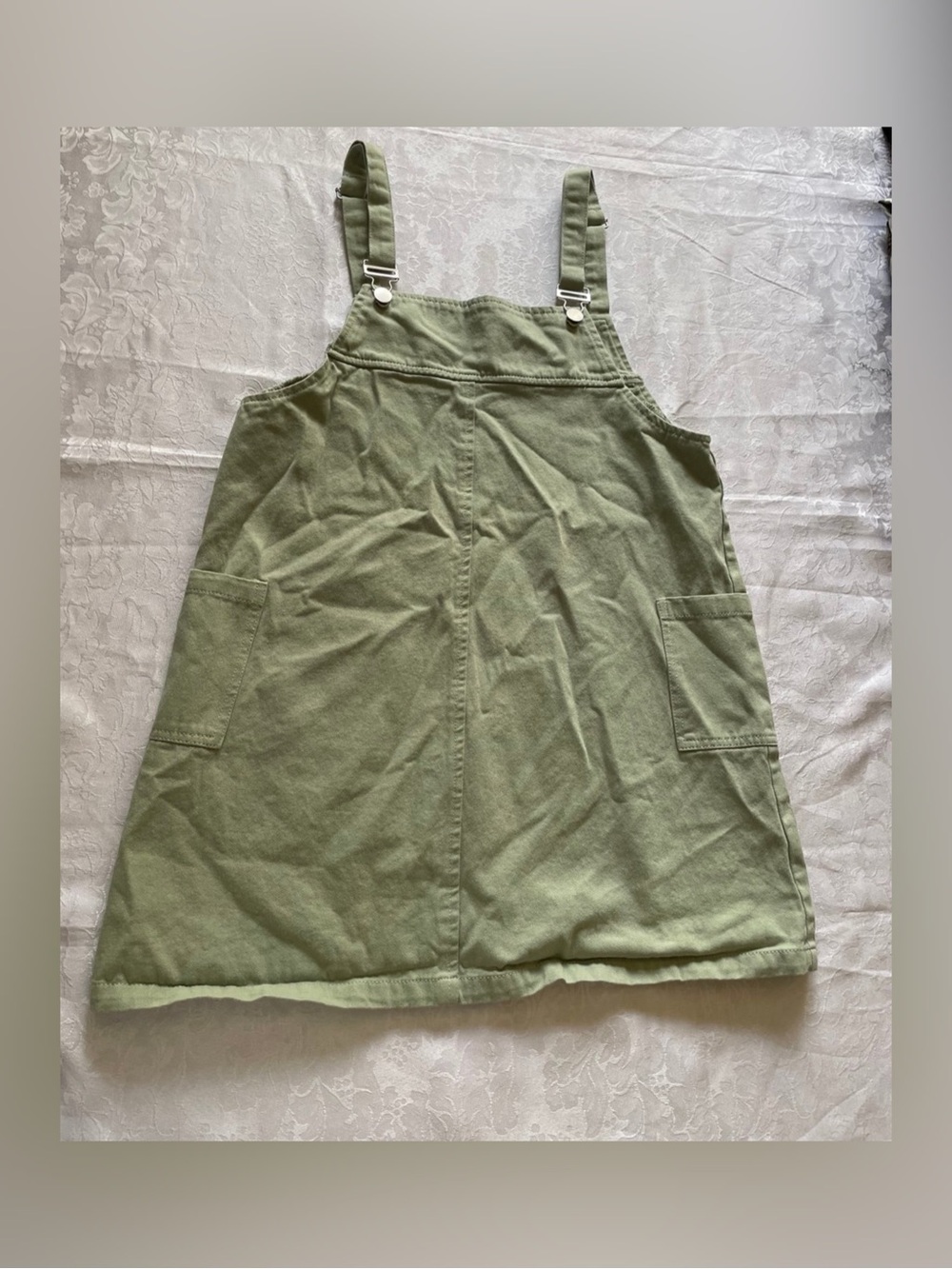 Altar'd State Olive Green Overall Dress